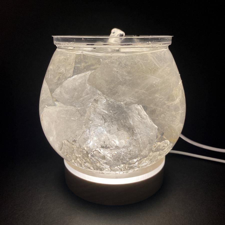 パワーストーン噴水　水晶ラフ　水晶丸玉無し_1