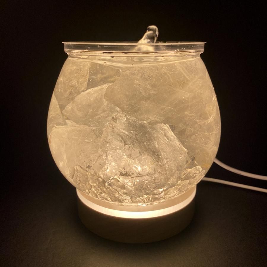 パワーストーン噴水　水晶ラフ　水晶丸玉無し_2