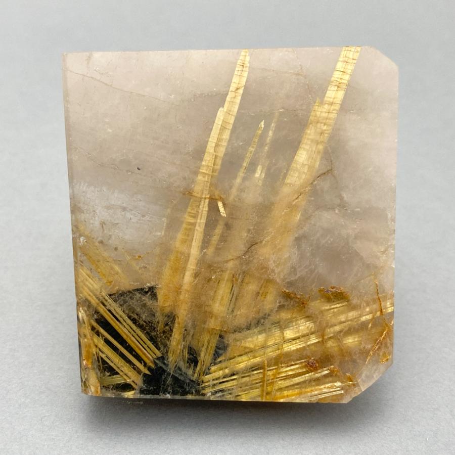 タイチンルチル 金針ルチル ラフカット 原石 39gの画像