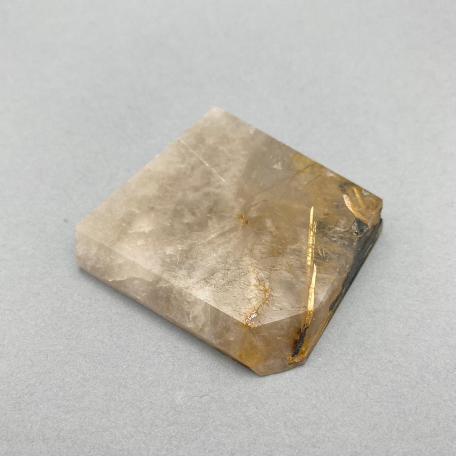 タイチンルチル 金針ルチル ラフカット 原石 39gの画像