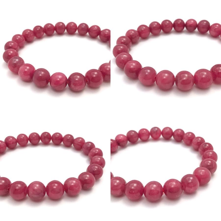 特選 ルビー 8.5-9mm ブレスレット 16cm |  | 05