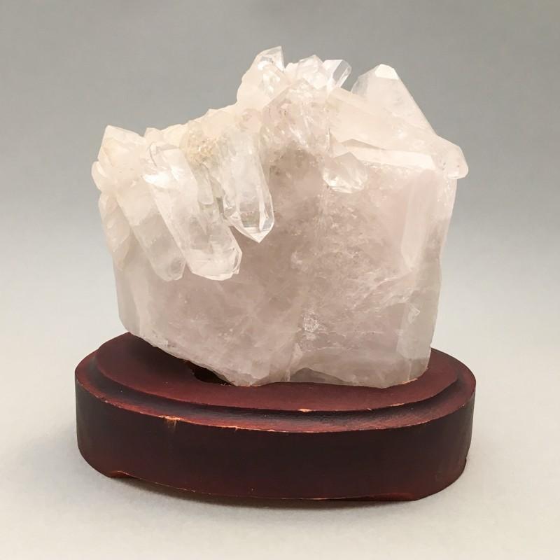 天然石 マダガスカル産 水晶クラスター 台座付 200720592 【公式通販】