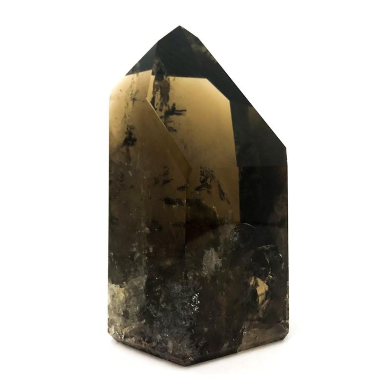 スモーキークォーツ ポイント 約833g 茶水晶 家族間の争いを鎮める