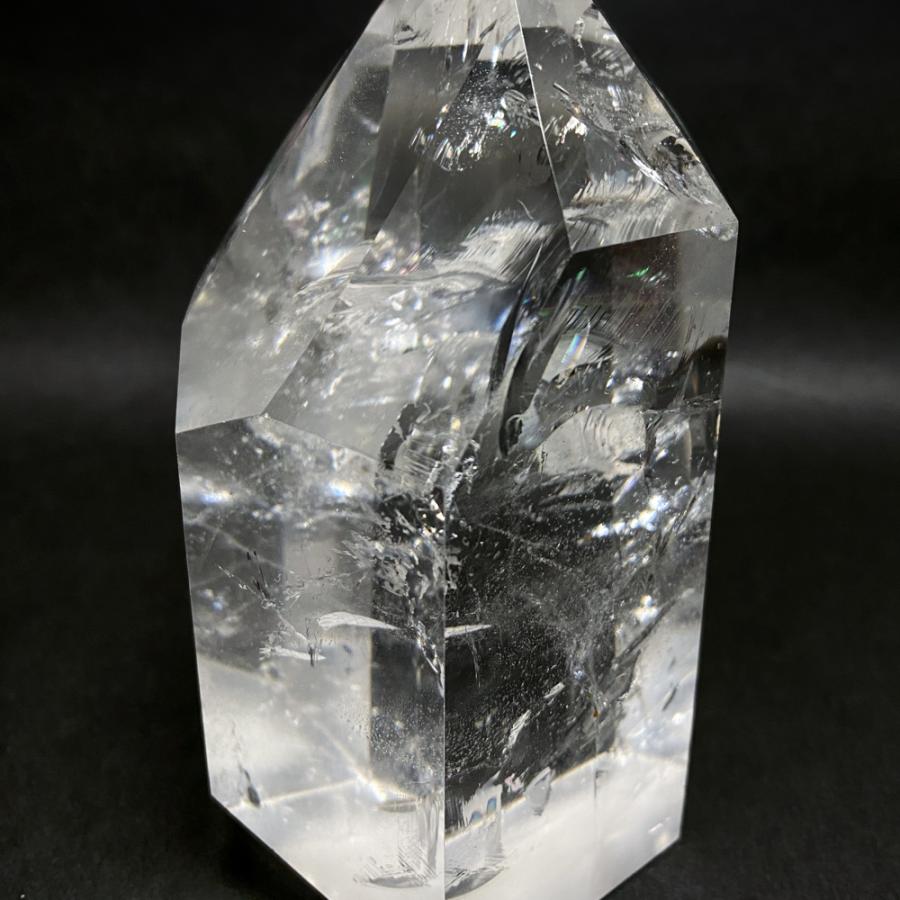 レインボー水晶六角柱 水晶ポイント 694g |  | 14