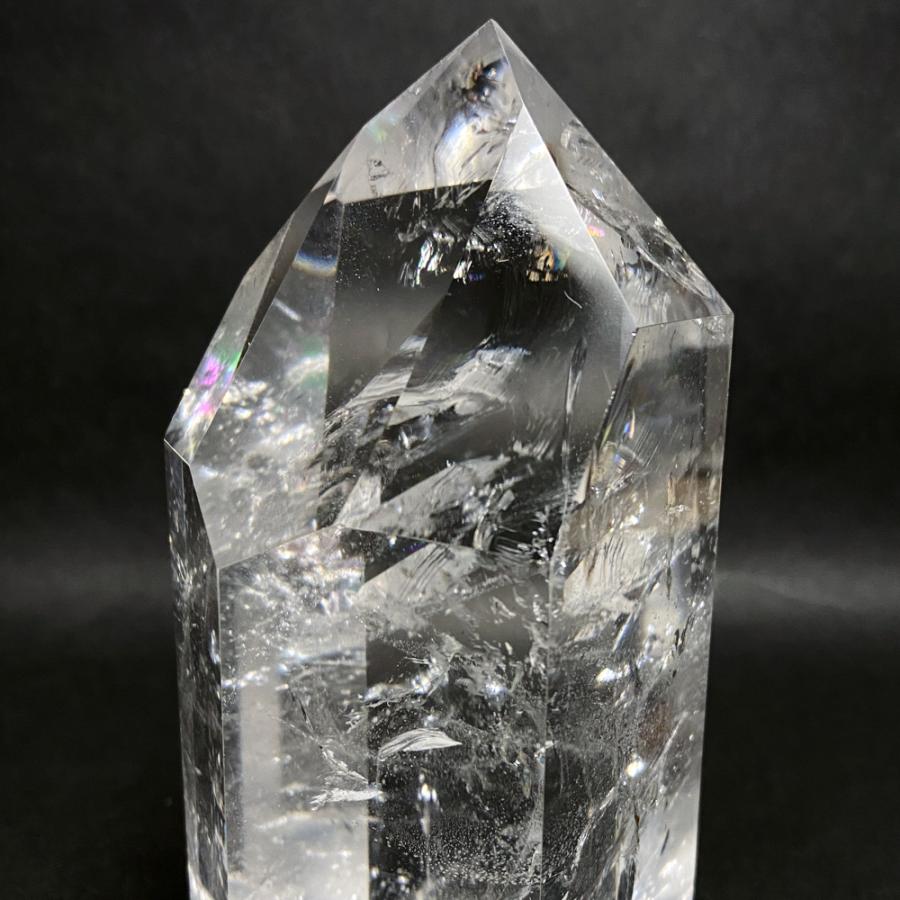 レインボー水晶六角柱 水晶ポイント 694g |  | 11