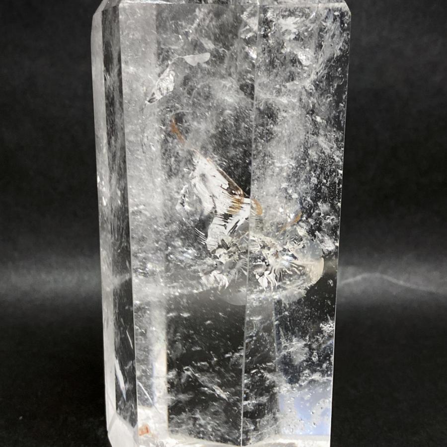 レインボー入り 水晶六角柱 水晶ポイント 700g |  | 10