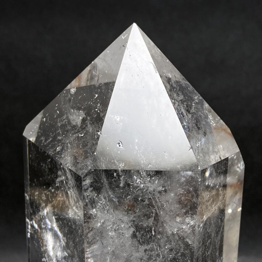 レインボー入り 水晶六角柱 水晶ポイント 700g |  | 13