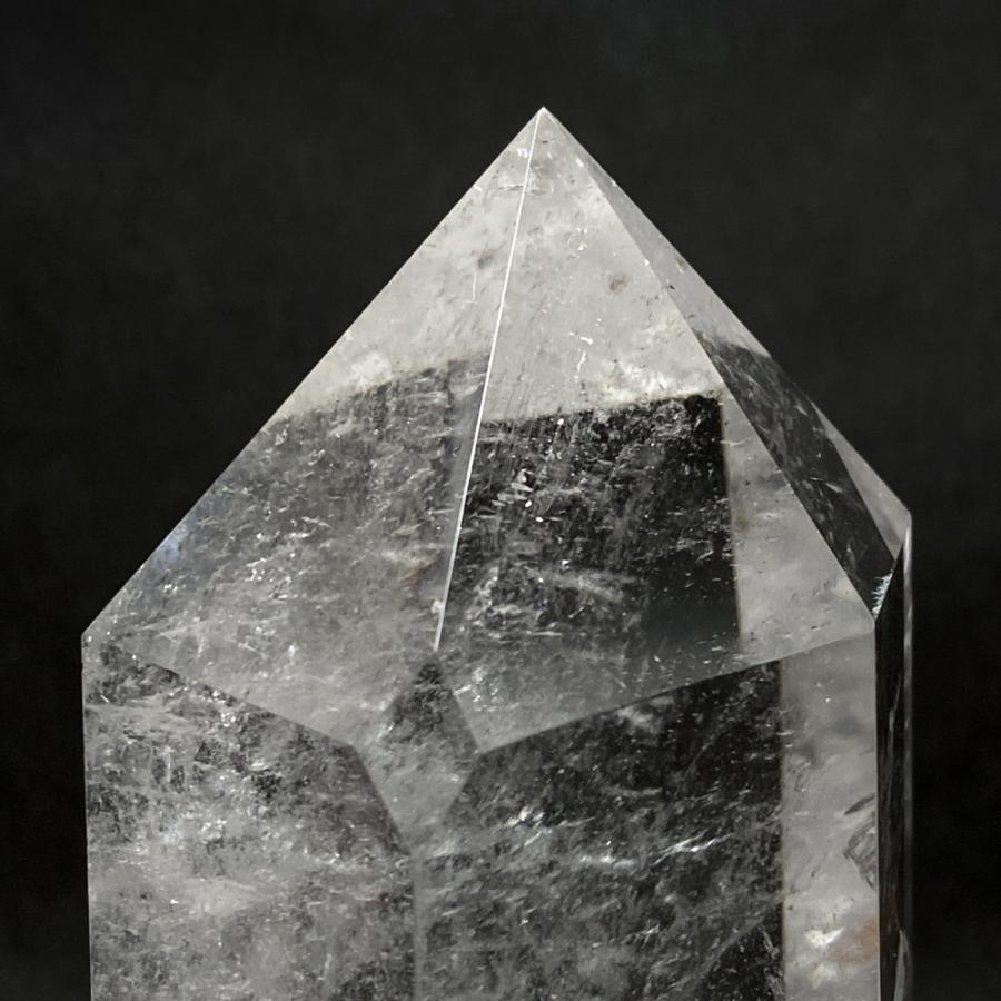 レインボー入り 水晶六角柱 水晶ポイント 700g |  | 14