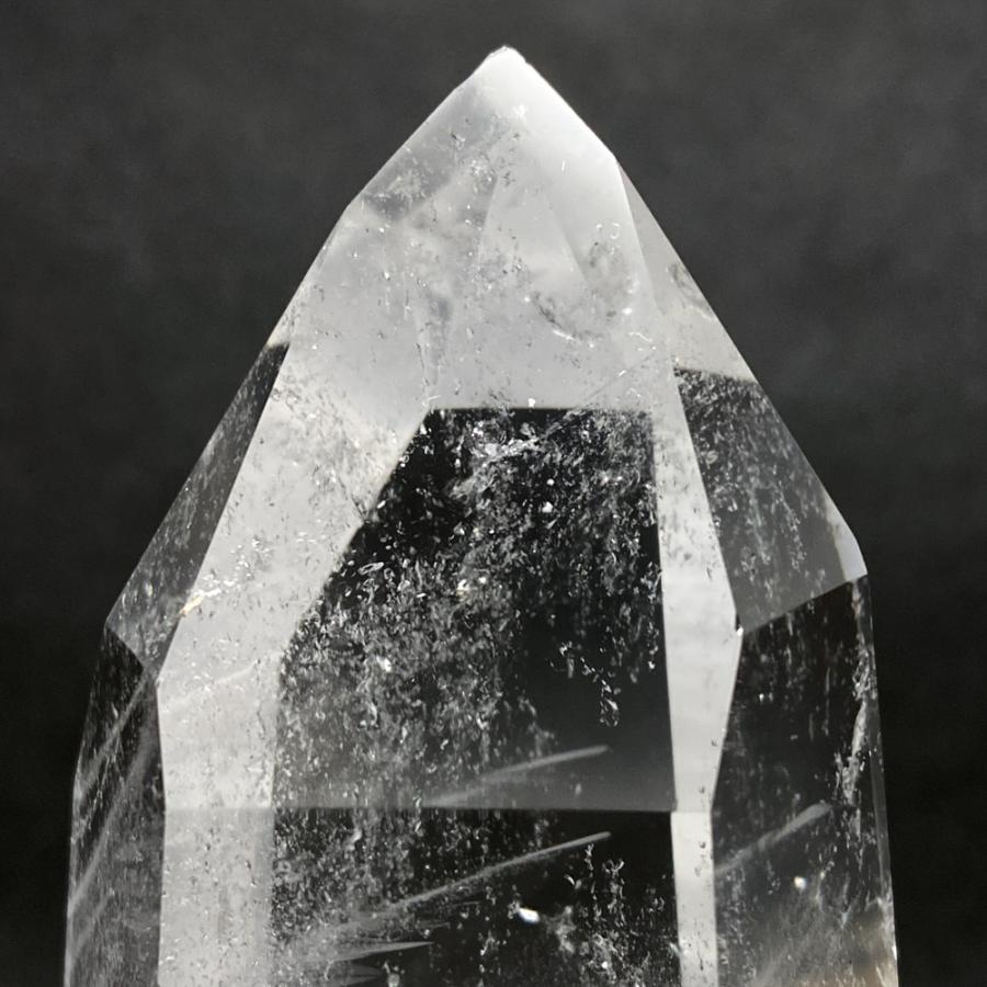 レインボー入り 水晶六角柱 水晶ポイント 479g : 陽和堂 - 通販