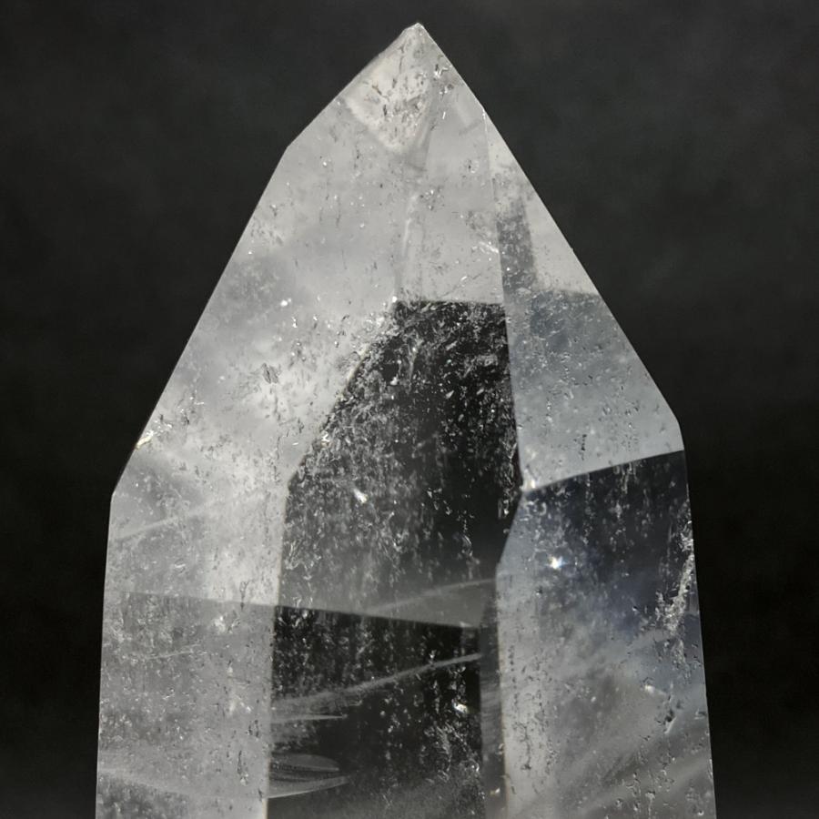 レインボー入り 水晶六角柱 水晶ポイント 479g |  | 07