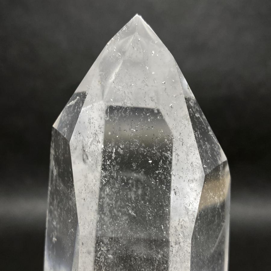 レインボー入り 水晶六角柱 水晶ポイント 479g |  | 09