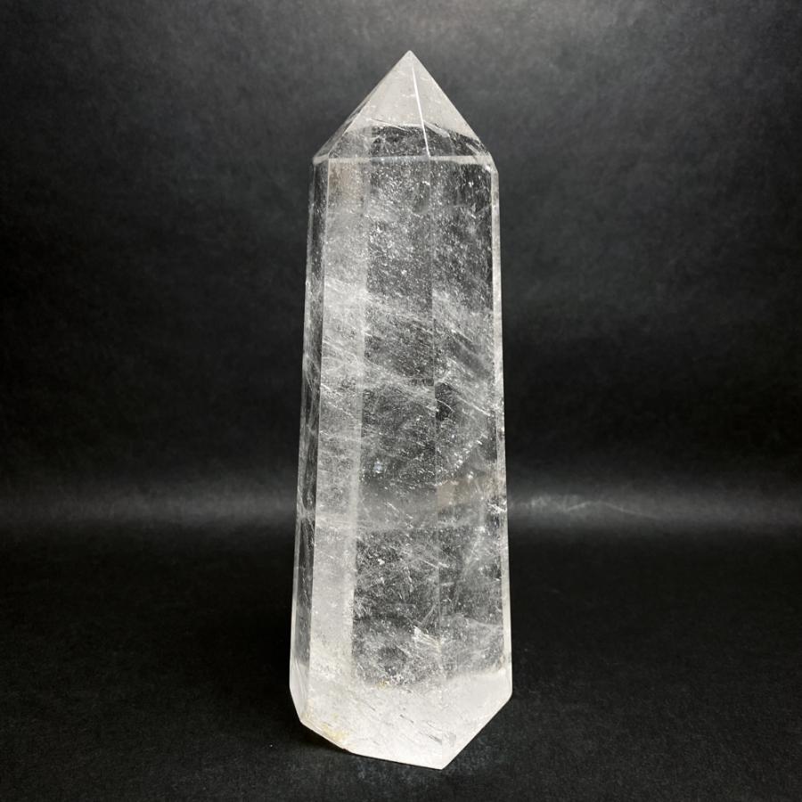 レインボー入り 水晶六角柱 水晶ポイント 686g | 