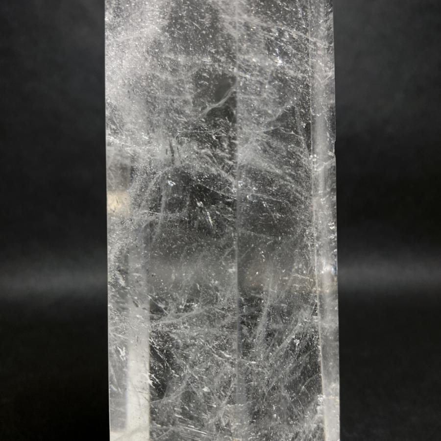 レインボー入り 水晶六角柱 水晶ポイント 686g |  | 17