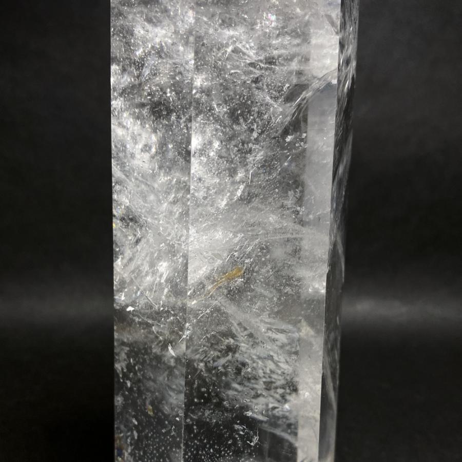 レインボー入り 水晶六角柱 水晶ポイント 846g |  | 17