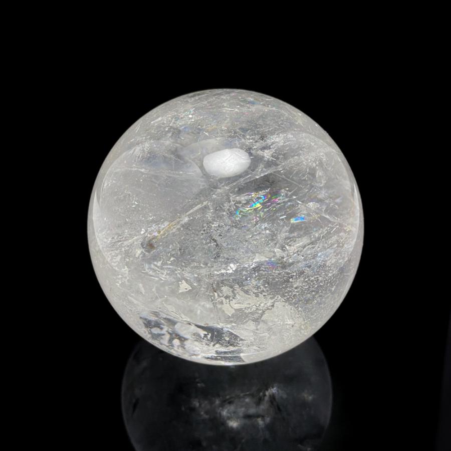 M1806☆ルチルクォーツ丸玉62mm328g☆天然石 原石☆N50807-B