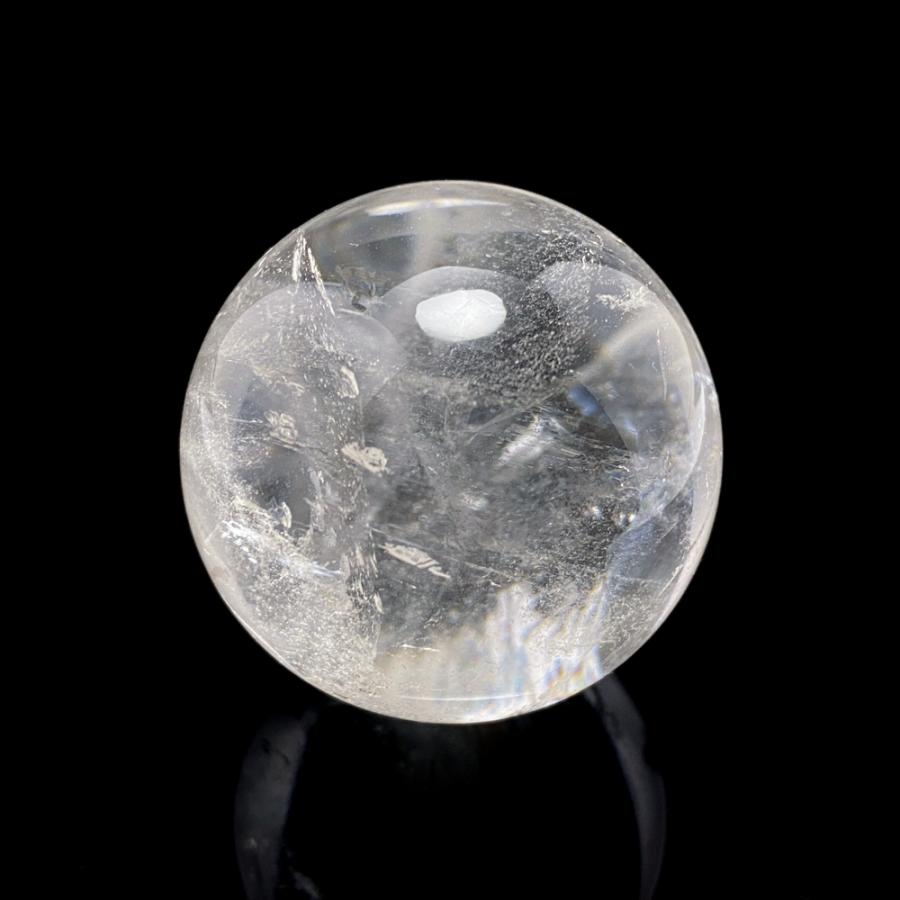 レインボー入り 天然水晶丸玉 41mm 台座付き : 陽和堂 - 通販 - Yahoo