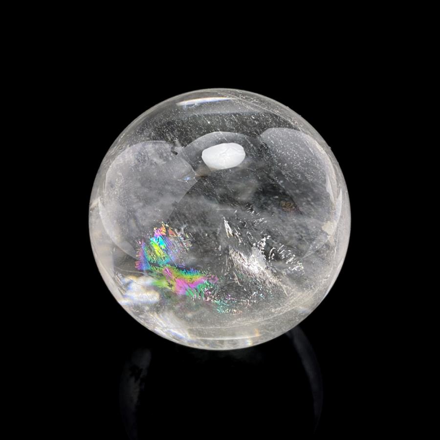 レインボー入り 天然水晶丸玉 41mm 台座付き : 陽和堂 - 通販 - Yahoo