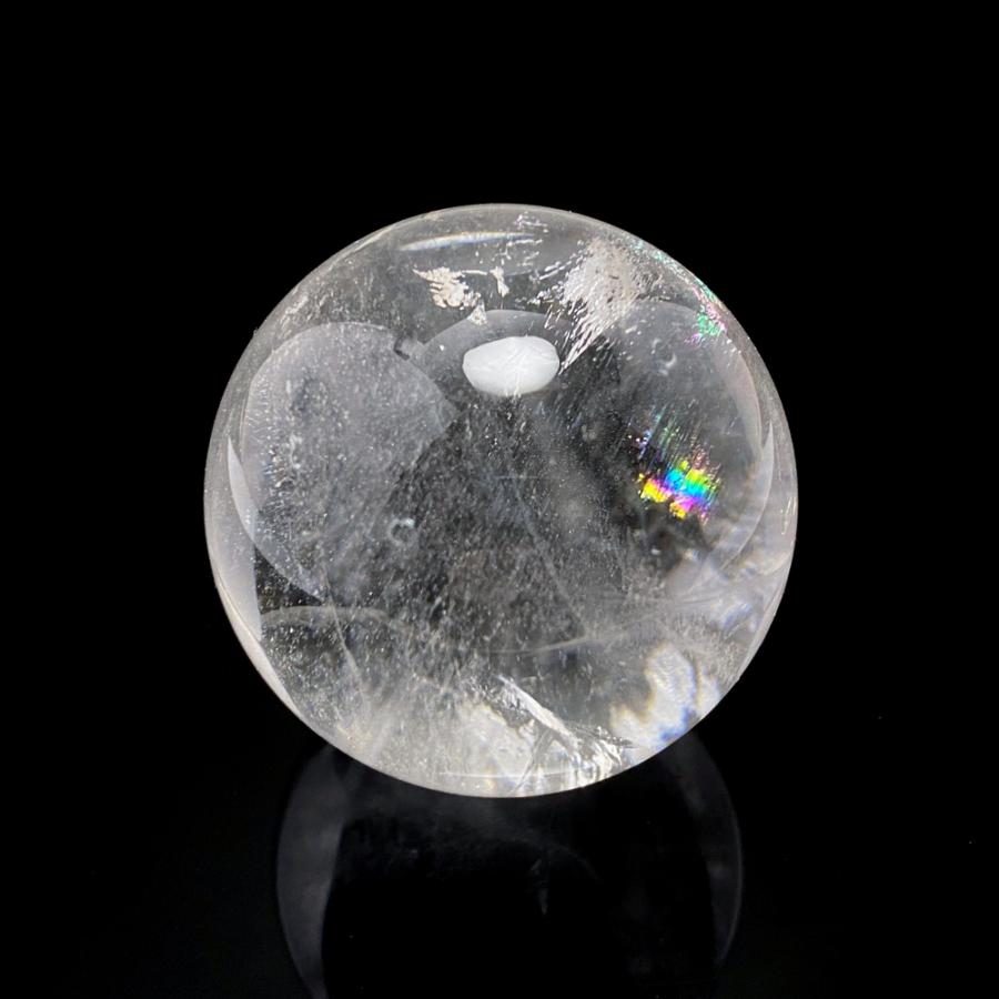 レインボー入り 天然水晶丸玉 41mm 台座付き : 陽和堂 - 通販 - Yahoo