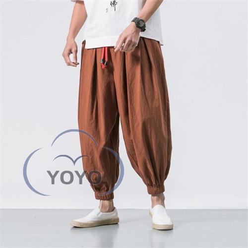 サルエルパンツ 綿麻 メンズ 夏コーデ パンツ ボトムス ロング ワイドパンツ 新作 母の日 父の日 ズボン男性 大きいサイズ リラックス パンツ Gk2580 Yoyo商店 通販 Yahoo ショッピング