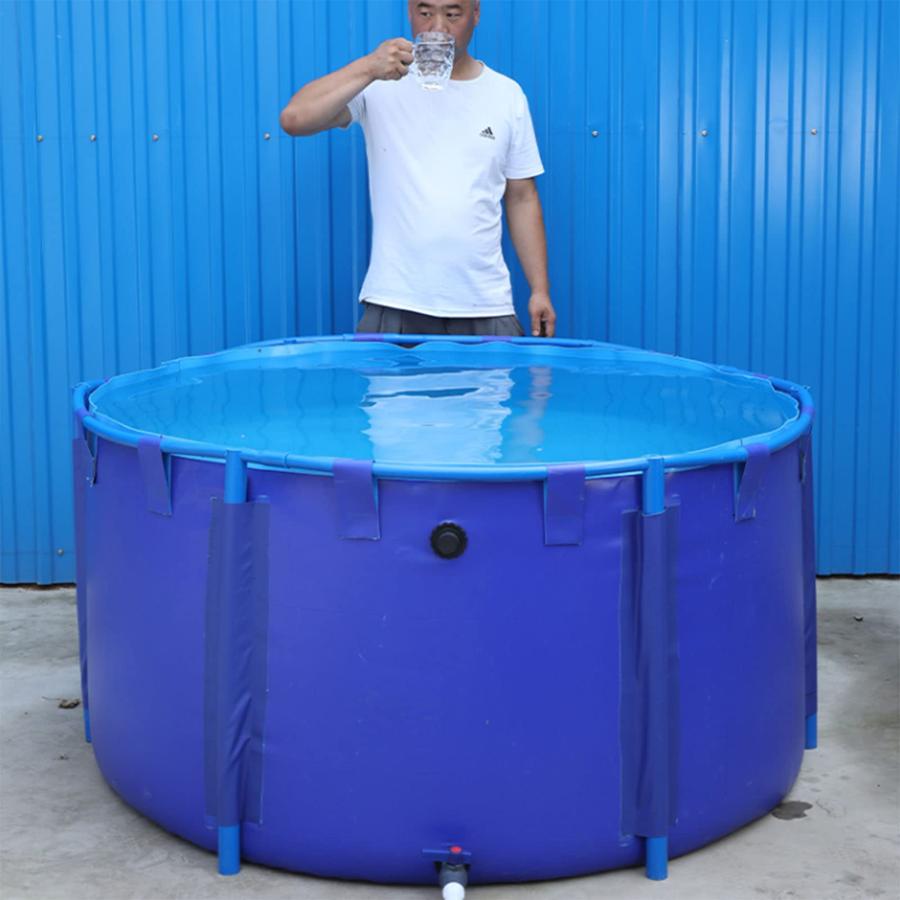 ラウンド キャンバス の魚のいる池養魚池 プール 大型水槽金属製