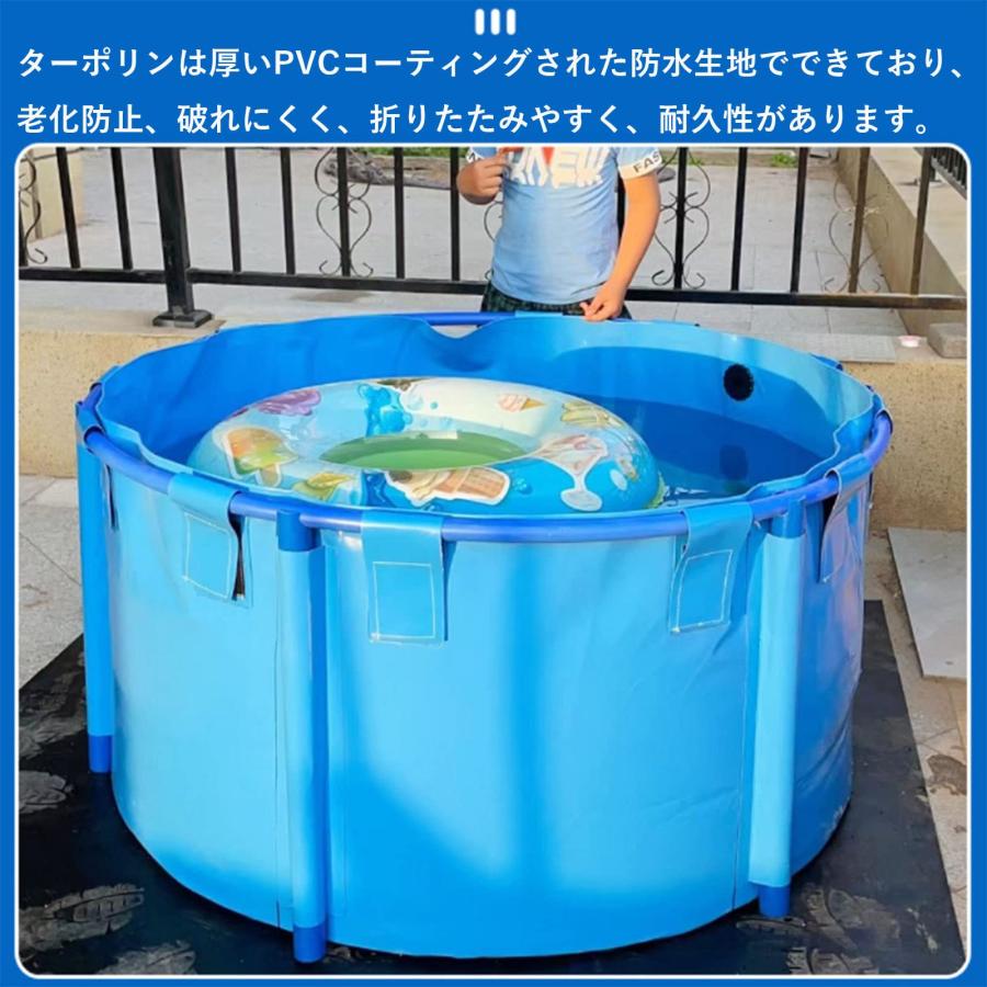 ラウンド キャンバス の魚のいる池養魚池 プール 大型水槽金属製
