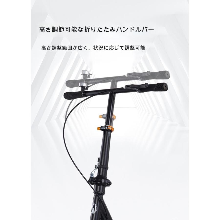 ☆高さ3段調整☆ 折り畳み式 キックボード ブレーキ装備 黒 他カラー