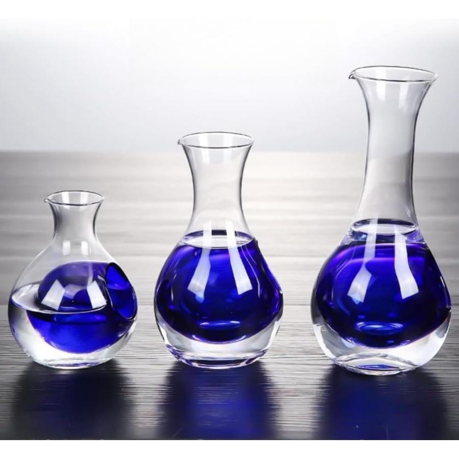 【未使用】　冷酒　グラス　徳利　吟醸　冷酒器　酒器　氷入付　水泡有 冷酒器 ガラス 徳利 冷酒徳利 氷ポケット とっくり 冷酒セット 冷酒