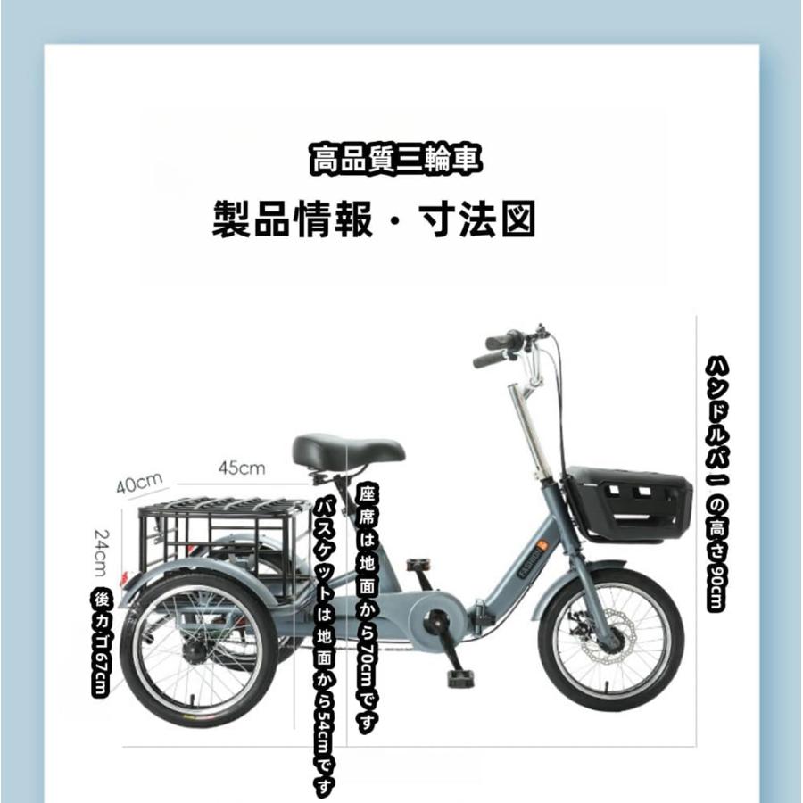 大人用三輪自転車 男女兼用 人力車 クルーズ三輪車三輪 大人用三輪自転車 男女兼用 人力車 クルーズ三輪車三輪