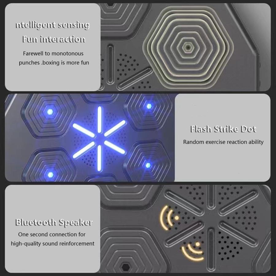 ONE PUNCH Bluetoothトレーニングパッド RGB照明付き