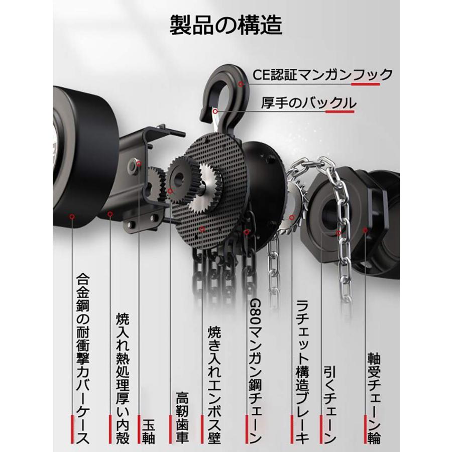 チェンブロック レバーホイスト 軽量化 アルミ合金 チェーン チェンブロック レバーホイスト 軽量化 アルミ合金 チェーン