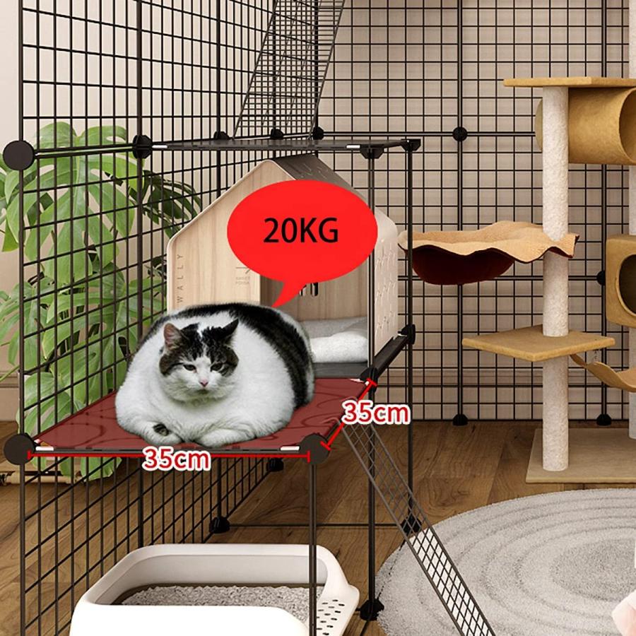 猫ケージ、猫用ケージ フェレットケージ屋内猫ベビーサークル、猫犬