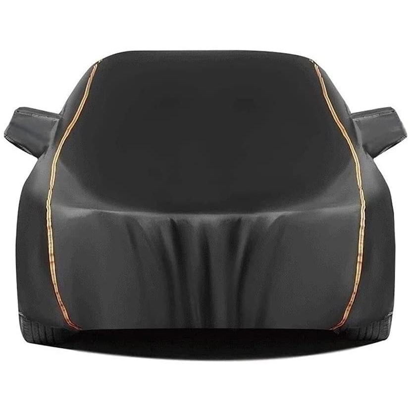 ダッジチャレンジャー/SRT、R/T、GT AWD、SXT用カーカバーカーカバー防水通気性、アウトドアフルカバーサンレインダストジップ付き