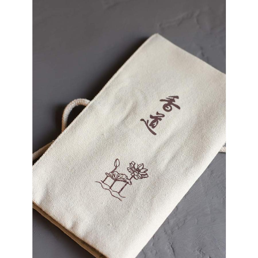 香道具 火道具 初心者向け 入門セット収納袋付 白色 七つ道具 香針付き