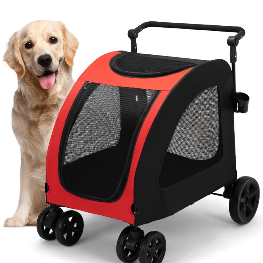 ペットカート 大型犬 折りたたみ式 耐荷重40kg