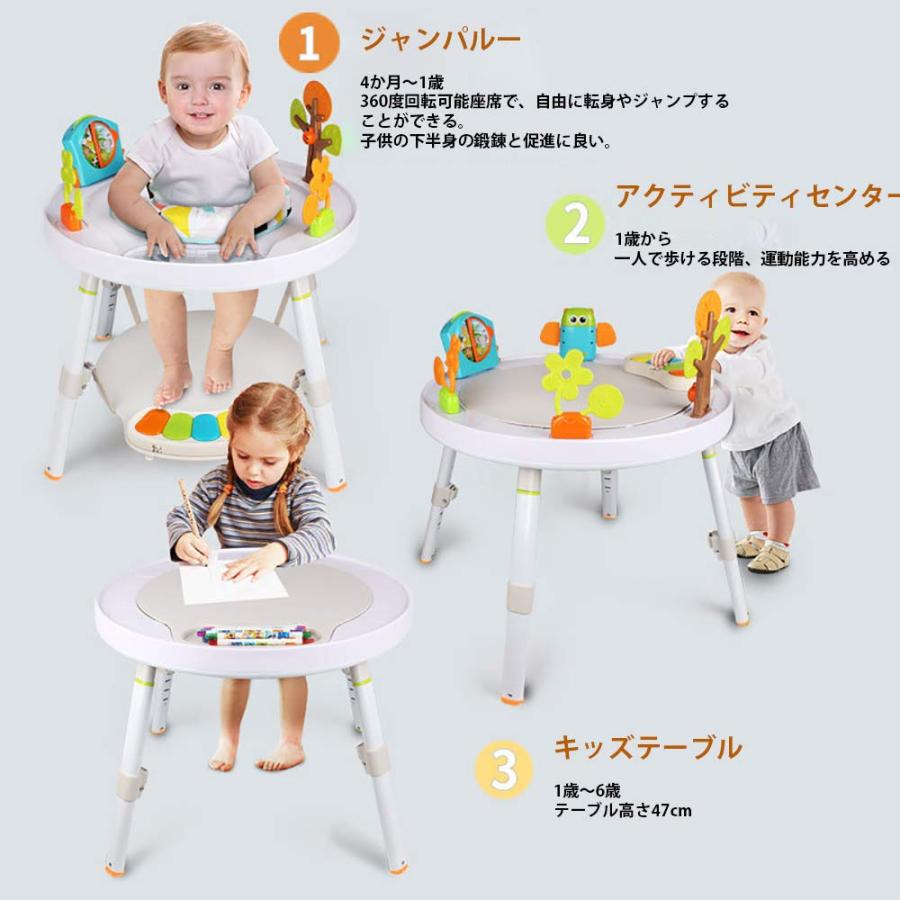 フィッシャープライス　3way アクティビティセンター　プレイテーブル　 ジャンパルー 一台三役 フィッシャープライス プレイテーブルテーブル