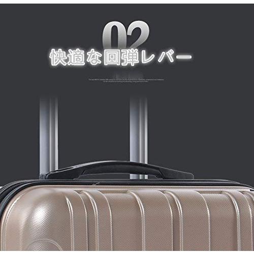 スーツケース 小型 超軽量 キャリーケース TSAロック 静音 ビジネス