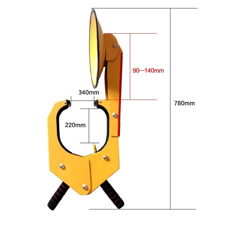 車用 ロック タイヤロック 車両 盗難予防 車 セキュリティー