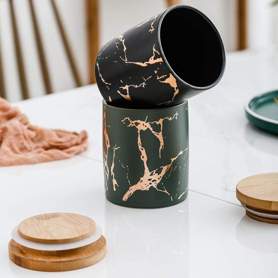 キャニスター　陶器　ナチュラル tosca（山崎実業） キャニスター 陶器 北欧 ストッカー トスカ