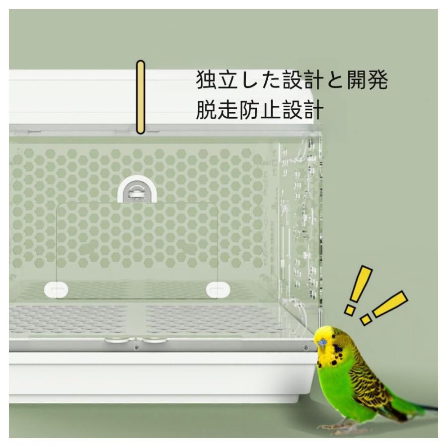 鳥かご 鳥ケージ 大型 豪華セット 透明アクリル 鳥籠 大きいケージ
