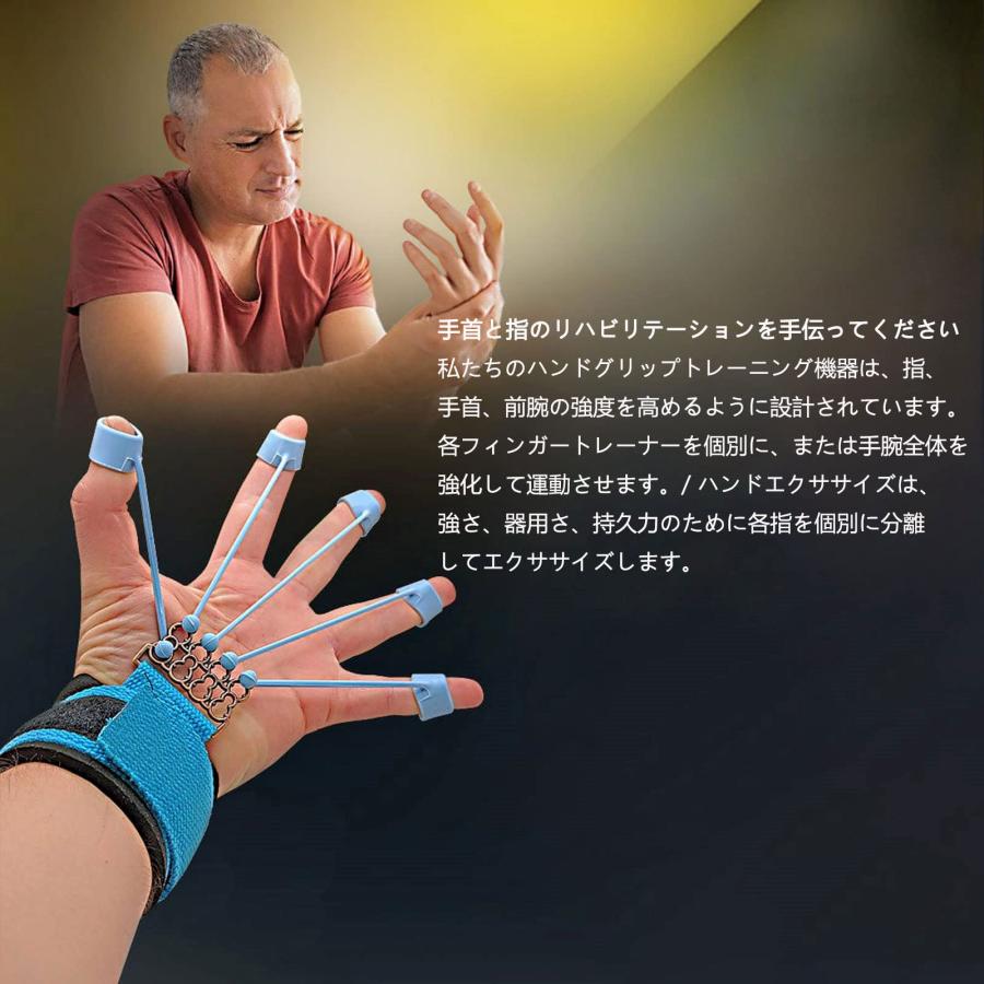 ☆ 握力 トレーニング リバースグリップ リハビリ 指 エクササイズ 筋トレ 2枚目半額】握力 トレーニング リバースグリップ フィンガー