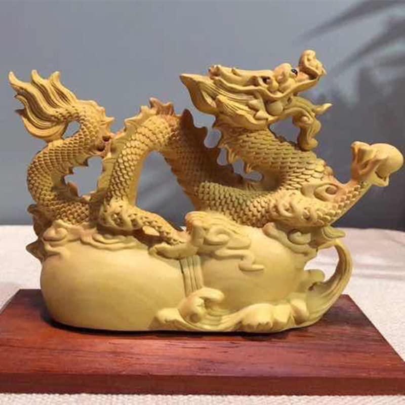 龍の置物 風水 グッズ 神龍 木彫り 置物 開運 高級天然ツゲ 龍の置物 風水 グッズ 神龍 木彫り 置物 開運 高級天然ツゲ