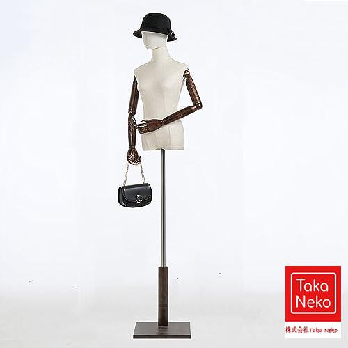 トルソー レディース、高さ調節可能120~182cm 女マネキントルソー