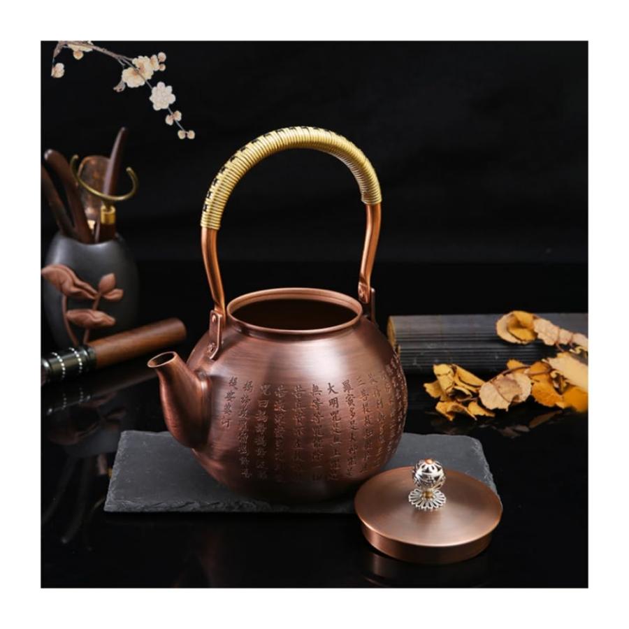 純銅ケトル手作り銅ケトル 銅製やかん 純銅ティーポット コーヒー