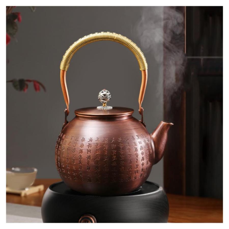 純銅ケトル手作り銅ケトル 銅製やかん 純銅ティーポット コーヒー