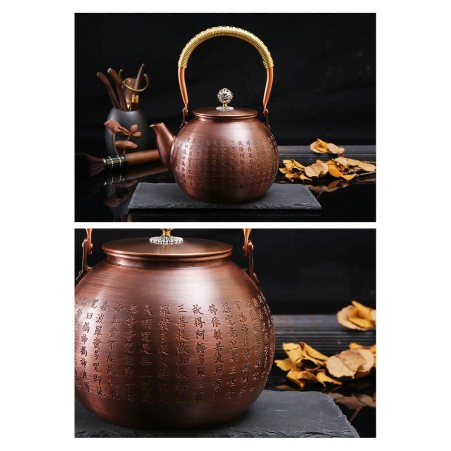 純銅ケトル手作り銅ケトル 銅製やかん 純銅ティーポット コーヒー