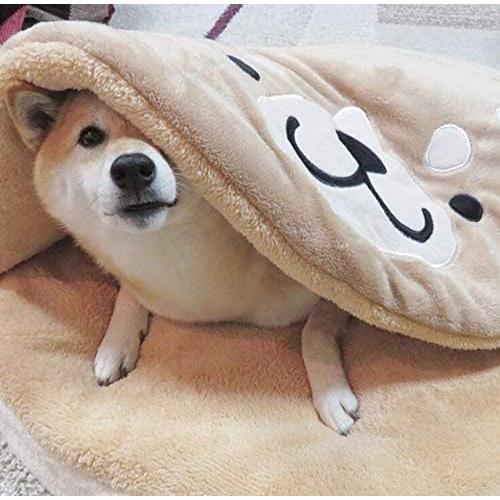 犬 ベッド 柴犬クッション 冬 ペットベッド 柴犬 ト 清潔しやすい 寝袋