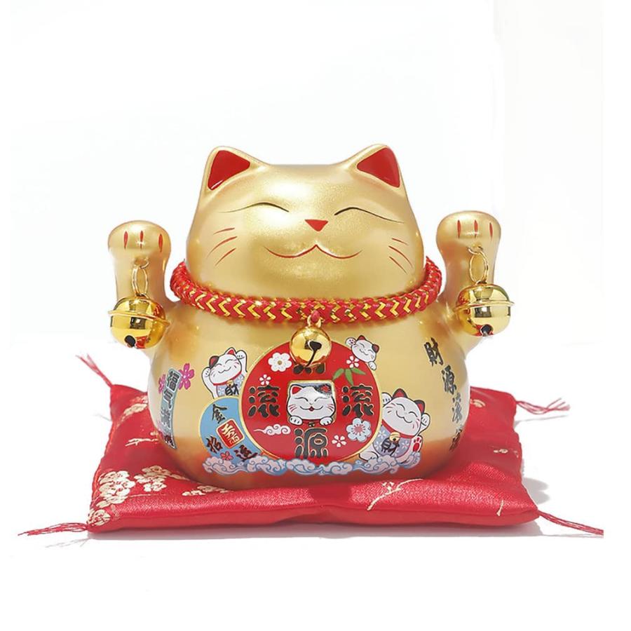 招き猫 貯金箱 置物 開運 金運アップ セラミック雑貨 置き物
