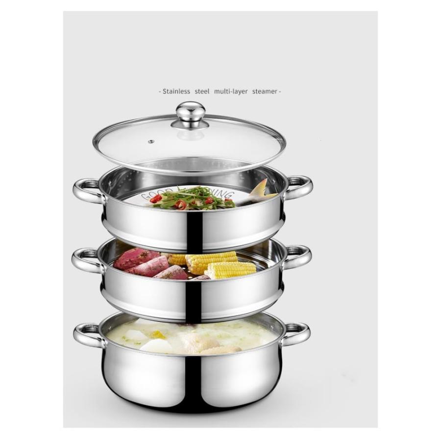 AMCステンレススチール 両手鍋（蒸し器） 20cm 17080 AMCステンレススチール 両手鍋（蒸し器） 20cm 17080