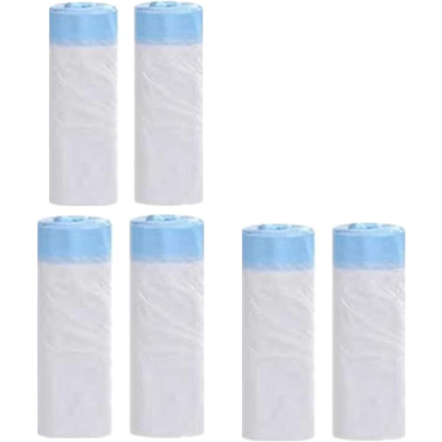 猫トイレ袋 猫砂袋 ねこトイレ用ゴミ袋 猫 自動トイレ用 ダストボックスにぴったりサイズ うんち袋 6ロール120枚(猫砂袋) の商品画像