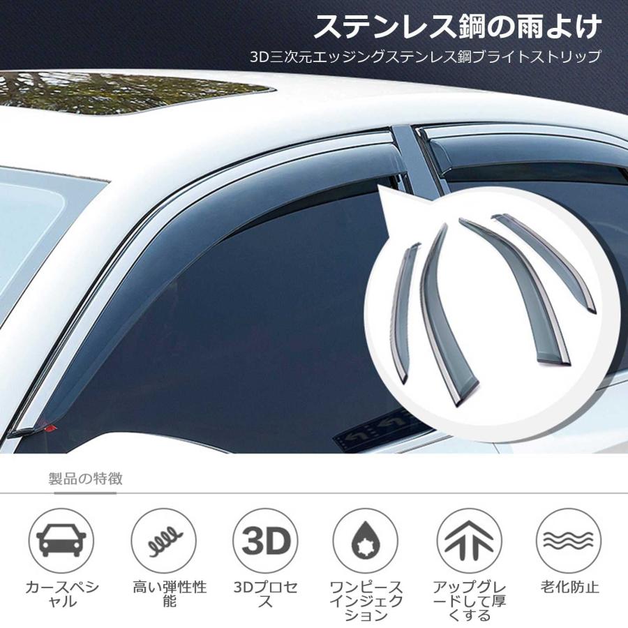 三菱　エクリプスクロス (GK0W) サイドバイザー MZ562928 車用サイドバイザー 三菱エクリプスクロス GK系 専用 ドアバイザー